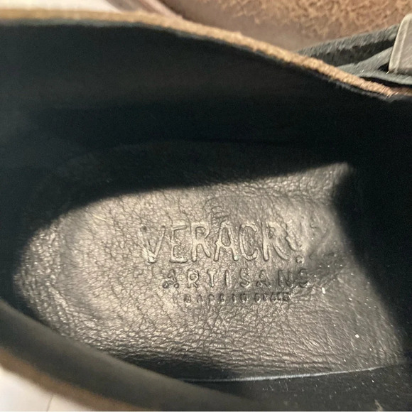 VERACRUZ Sz 39 Western Style Stacked Heel Made in  Spain Bohemian Ankle Boots - Picture 12 of 14